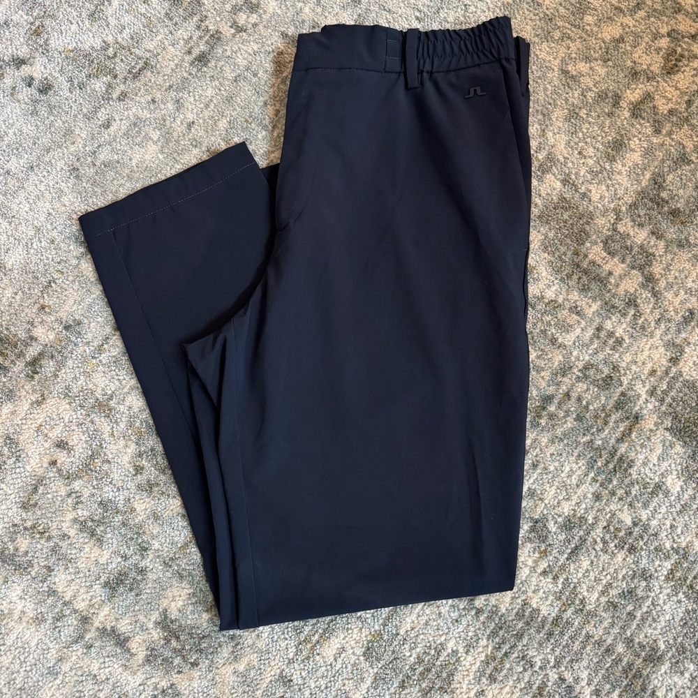 J.Lindeberg Navy Slim fit golf pants, size 33/32